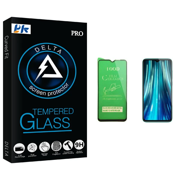 محافظ صفحه نمایش سرامیکی پی کی مدل Delta Glass مناسب برای گوشی موبایل شیائومی Redmi Note 8 Pro