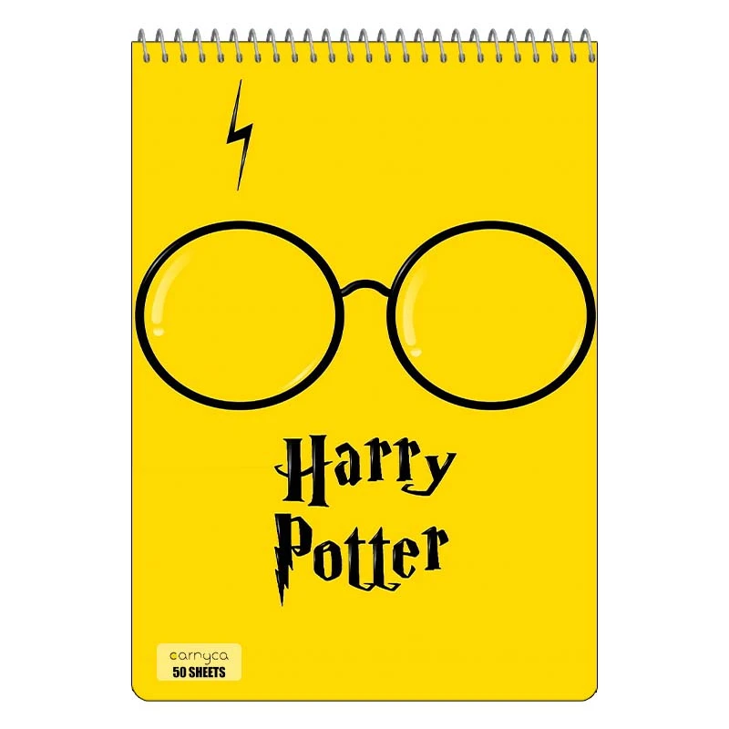دفتر نقاشی 50 برگ سیمی کارنیکا طرح هری پاتر Harry Potter کد 49424