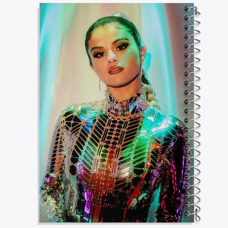 دفتر مشق 50 برگ خندالو مدل سلنا گومز Selena Gomez کد 19202