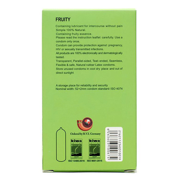 کاندوم گود لایف مدل FRUITY کد 01 مجموعه 2 عددی