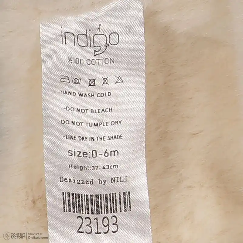 کلاه نوزادی دخترانه ایندیگو مدل 23193