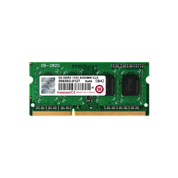 رم لپ تاپ  ترنسند مدل DDR3 1333 SODIMM CL9 ظرفیت 2 گیگابایت