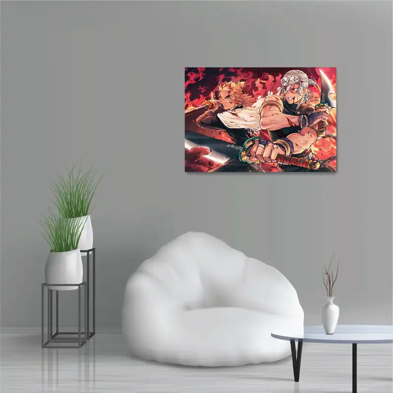 تابلو شاسی طرح انیمه شیطان کش مدل M0128