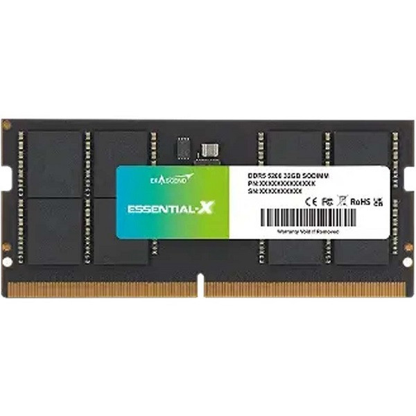 رم لپ تاپ DDR4 تک کاناله 3200 مگاهرتز CL22 اگزاسند مدل Essential X ظرفیت 8 گیگابایت