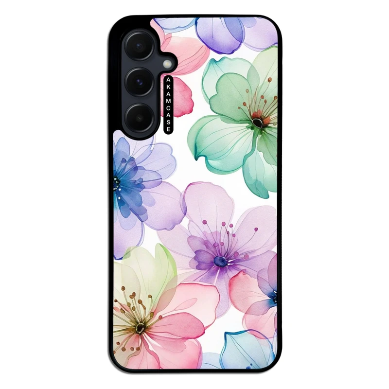 کاور آکام مدل AMC-WSGA55-FLOWERS-34 مناسب برای گوشی موبایل سامسونگ Galaxy A55