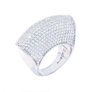 انگشتر نقره زنانه مدل th-stones-M02