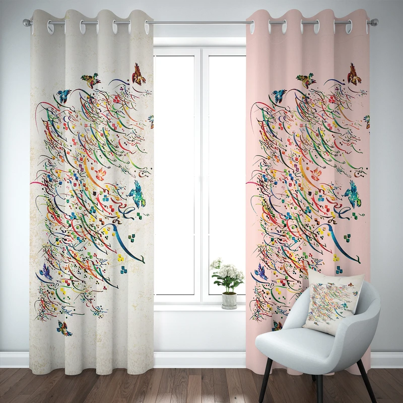 پرده مدل b1148 سایز 140×280 سانتی متر