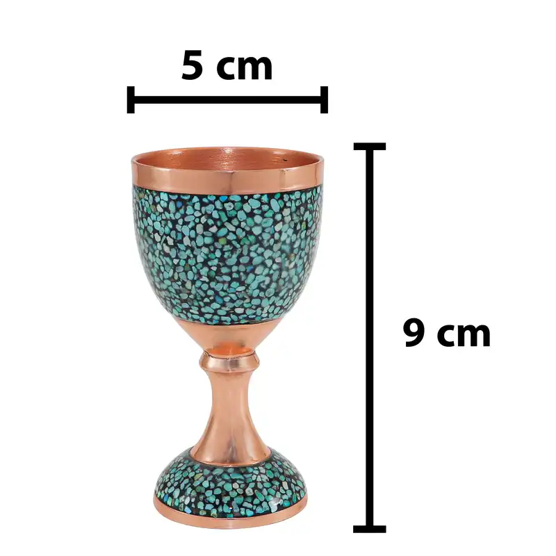 ست 6 تکه هفت سین فیروزه کوبی مدل جام جم کد 95