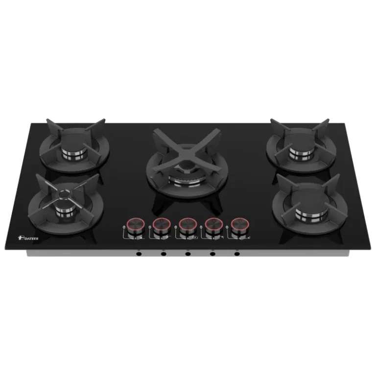 اجاق گاز صفحه‌ای پنج شعله داتیس مدل ولوم DG-565 LED
