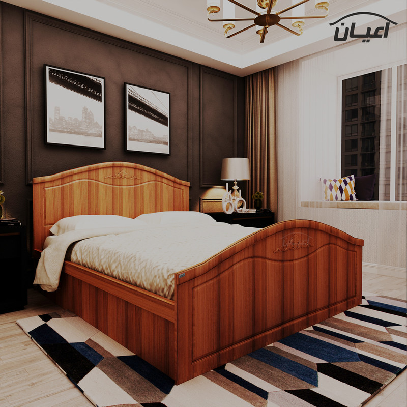 تخت خواب دونفره اعیان مدل FH403 سایز 160x200 سانتی متر