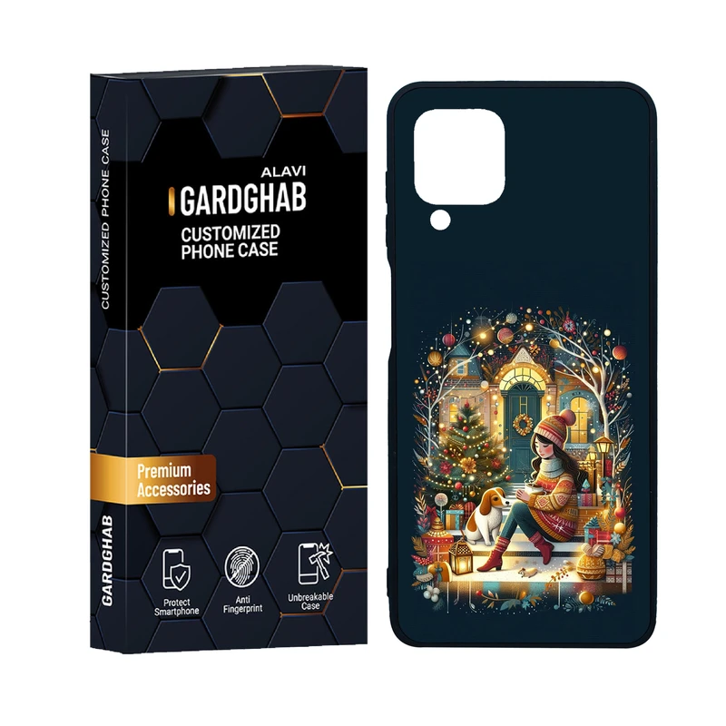 کاور گارد قاب علوی مدل دور ژله ای هنری مناسب برای گوشی موبایل سامسونگ Galaxy M22 4G