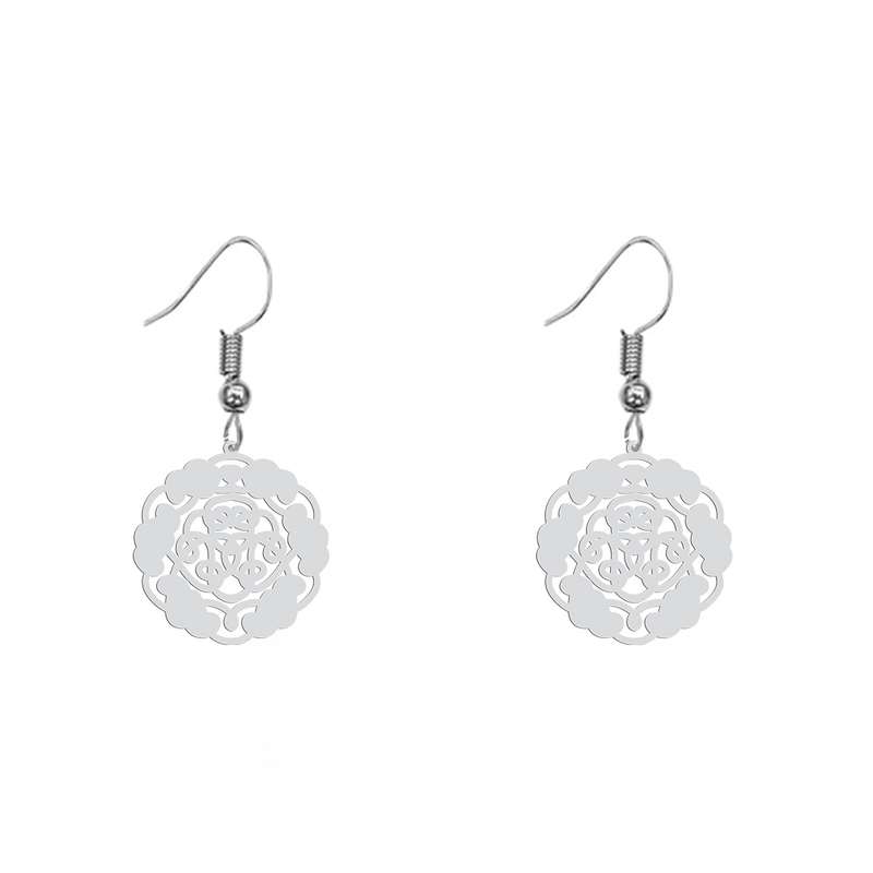 گوشواره زنانه هایکا طرح اسلیمی مدل ha-412