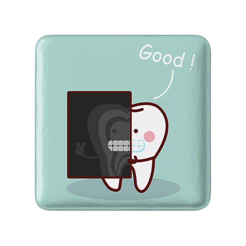 پیکسل خندالو طرح دندان و دندان پزشکی کودکانه مدل مربعی کد 36729