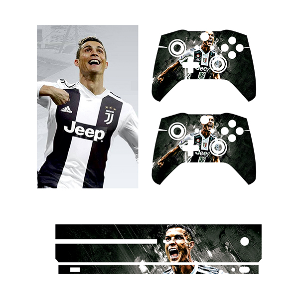 برچسب Xbox one s توییجین وموییجین مدل Ronaldo 01 مجموعه 5 عددی