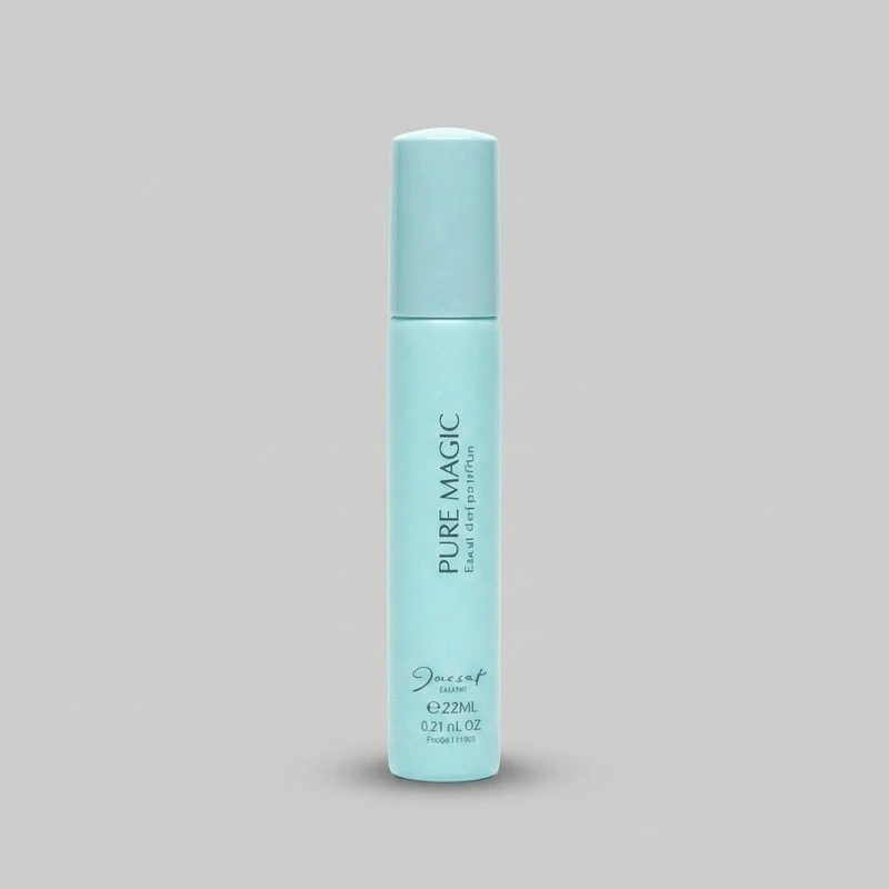 عطر جیبی زنانه ژک ساف مدل PURE MAGIC با رایحه شیرین و خنک حجم 22 میلی‌لیتر