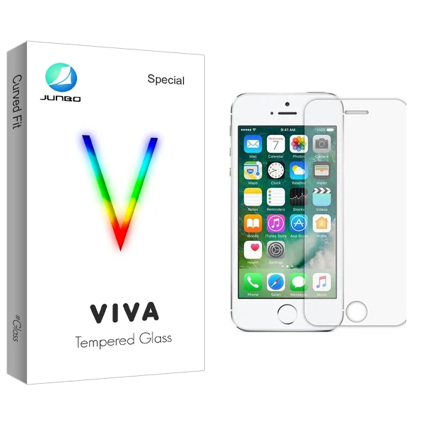 محافظ صفحه نمایش جانبو مدل Viva Glass مناسب برای گوشی موبایل اپل Iphone 5
