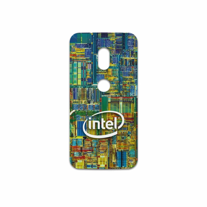 برچسب پوششی ماهوت مدل Intel Brand مناسب برای گوشی موبایل موتورولا Moto G4 Play