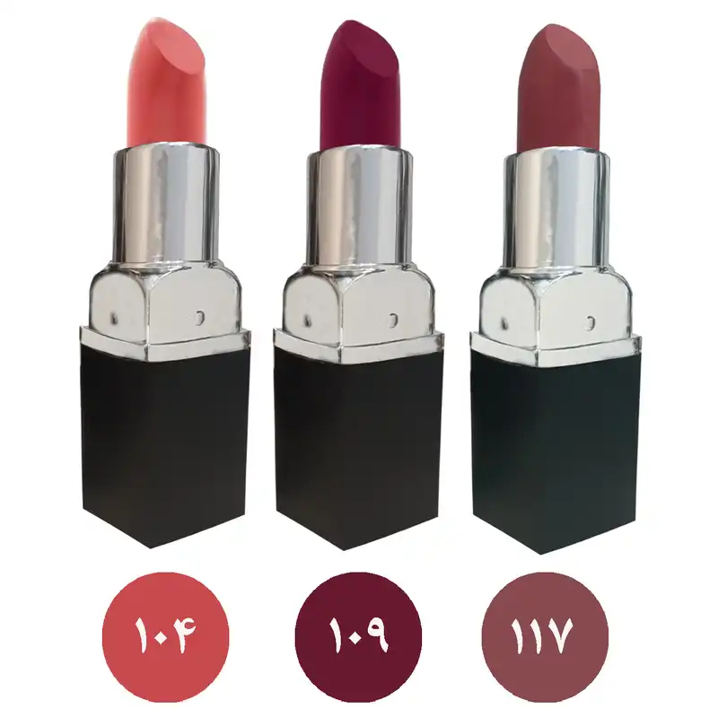 رژ لب جامد مرو کد V5 مجموعه ۳ عددی