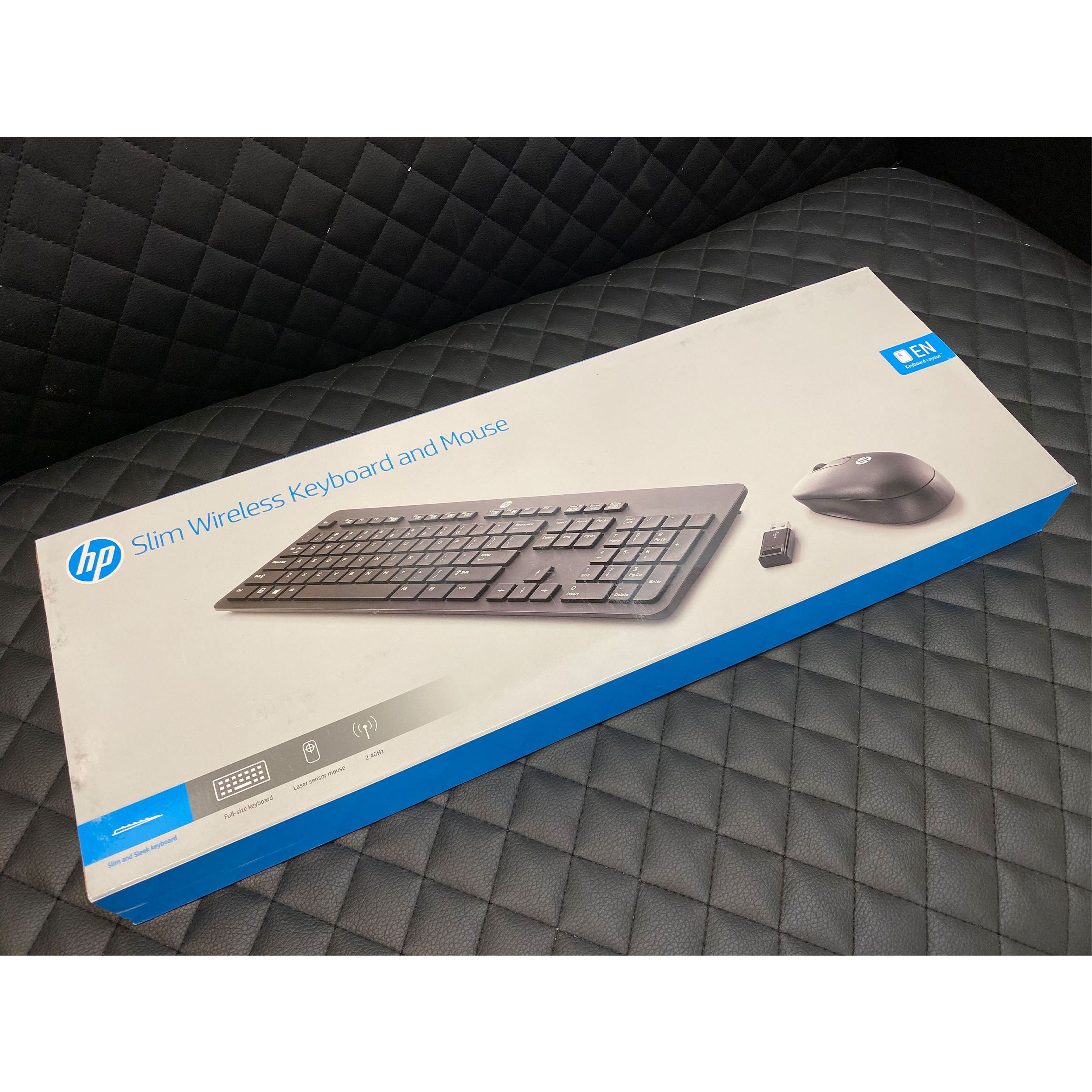 کیبورد و ماوس بی سیم اچ پی مدل Slim T6L04AA