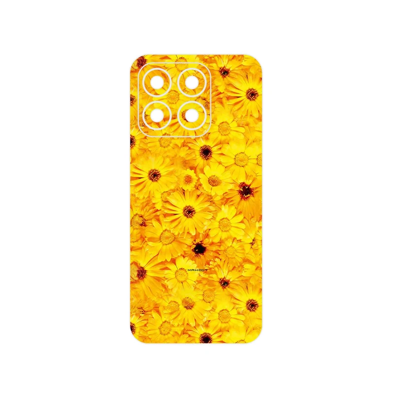 برچسب پوششی ماهوت مدل Yellow_Flower مناسب برای گوشی موبایل آنر X8b
