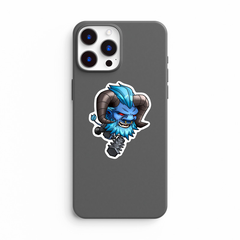 استیکر لپ تاپ و موبایل بووم طرح بازی Dota2 مدل Spirit Breaker کد ZX056