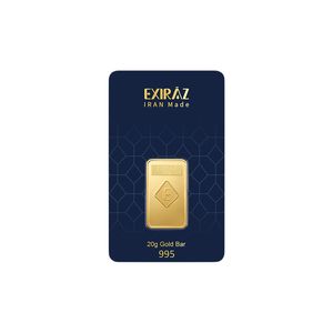 شمش طلا 24 عیار اکسیراز مدل EXI-CLS20