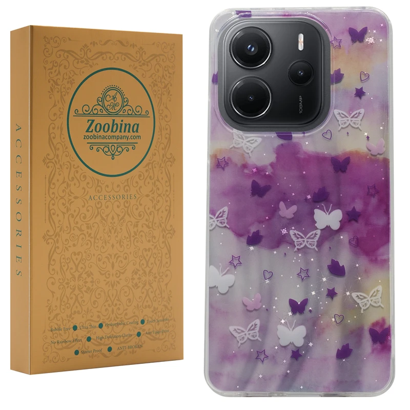 کاور زوبینا مدل Pena مناسب برای گوشی موبایل شیائومی Redmi Note 14 4G