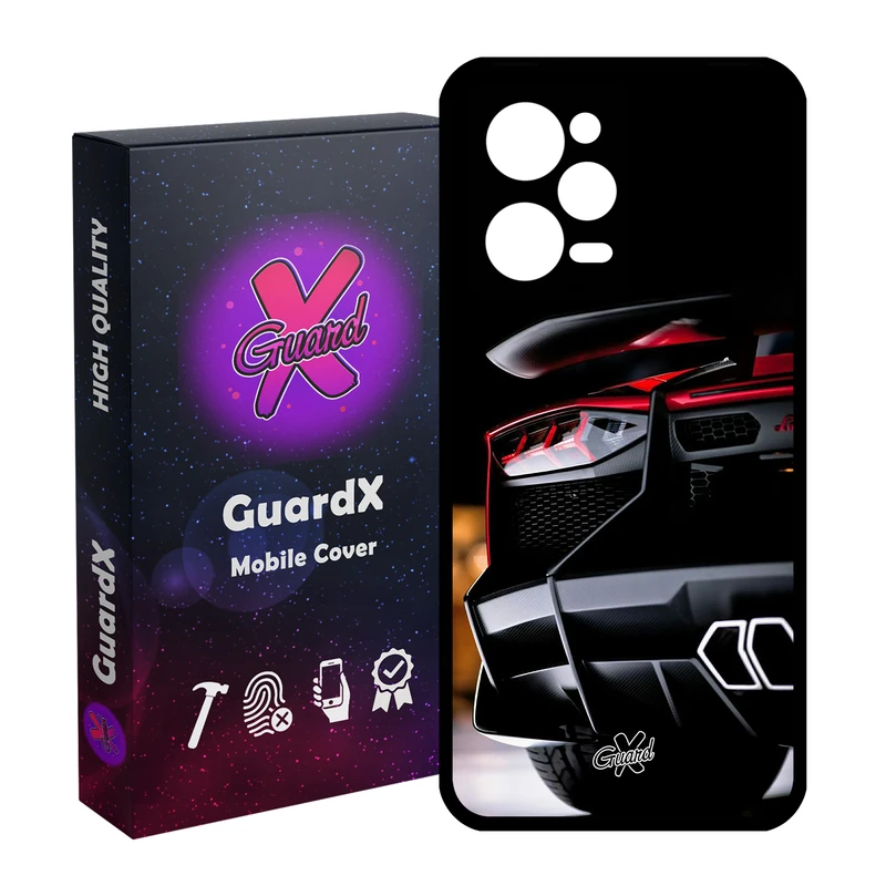 کاور گارد ایکس طرح Lamborghini مدل Glass10336 مناسب برای گوشی موبایل شیائومی Redmi Note 12 Pro 5G/Poco X5 Pro 5G/Note 12 Pro Pro speed