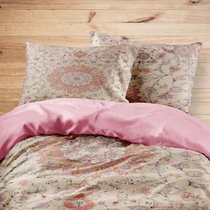 سرویس روتختی مدوپد طرح فرش تبریز مدل C-Tabriz35 یک نفره 4 تکه