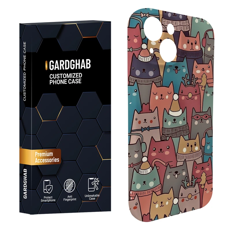 کاور گاردقاب مدل فانتزی مناسب برای گوشی موبایل اپل iPhone15 plus