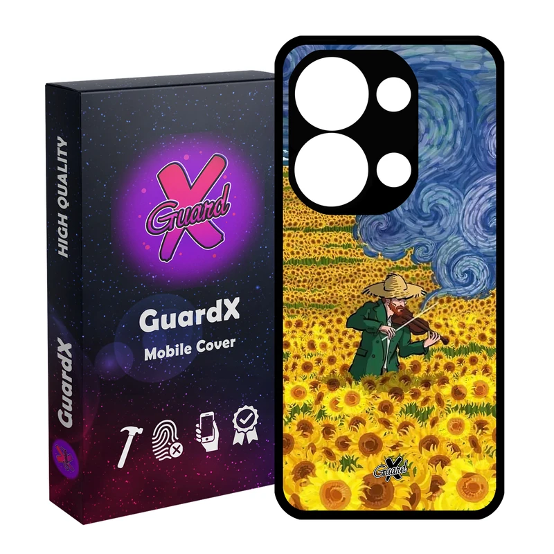 کاور گارد ایکس طرح Art مدل Glass10580 مناسب برای گوشی موبایل شیائومی Redmi Note 13 Pro 4G / Poco M6 Pro 4G