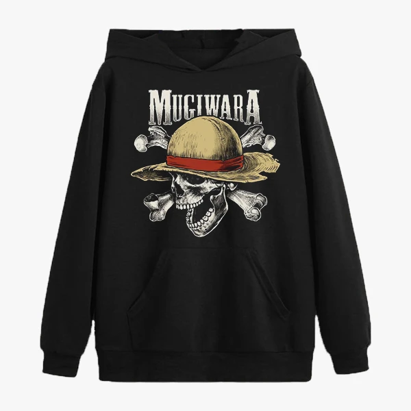 هودی مردانه مدل انیمه ای وان پیس شخصیت لوفی