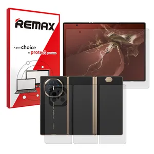 Remax Resistant model transparent screen protector suitable for Huawei Mate XT Ultimate mobile phone along with back protector