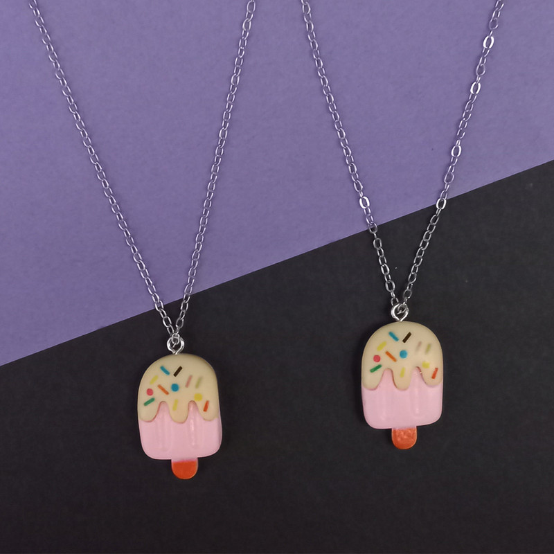 گردنبند دخترانه مدل عروسکی طرح بستنی کد 02 گردنبند دخترانه مدل عروسکی طرح بستنی کد 02