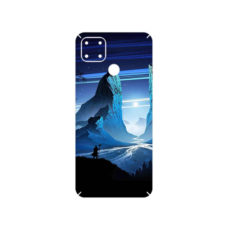 برچسب پوششی ماهوت مدل Blue Mountains Digital Art مناسب برای گوشی موبایل ریلمی C25s
