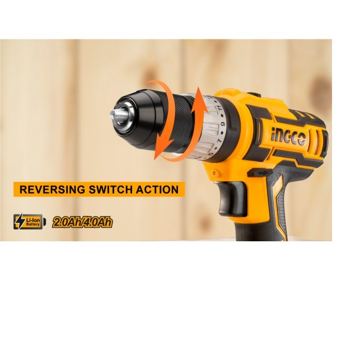 دریل پیچ گوشتی چکشی شارژی اینکو مدل CIDLI2002-20V