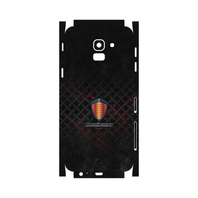 برچسب پوششی ماهوت مدل Koenigsegg Automotive AB-FullSkin مناسب برای گوشی موبایل سامسونگ Galaxy J6