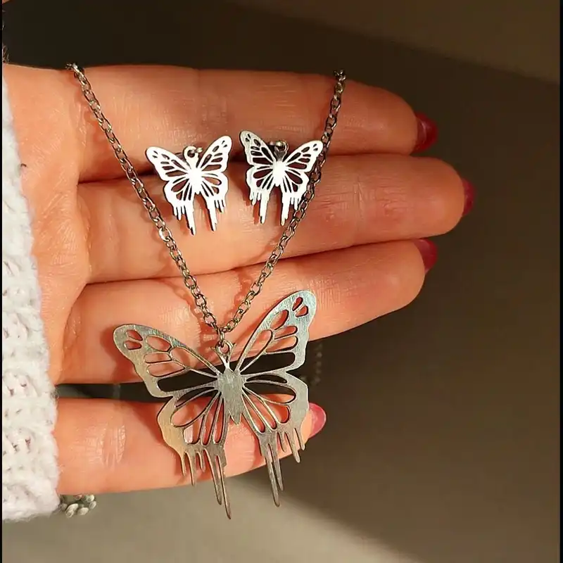 نیم ست زنانه مدل پروانه لونا