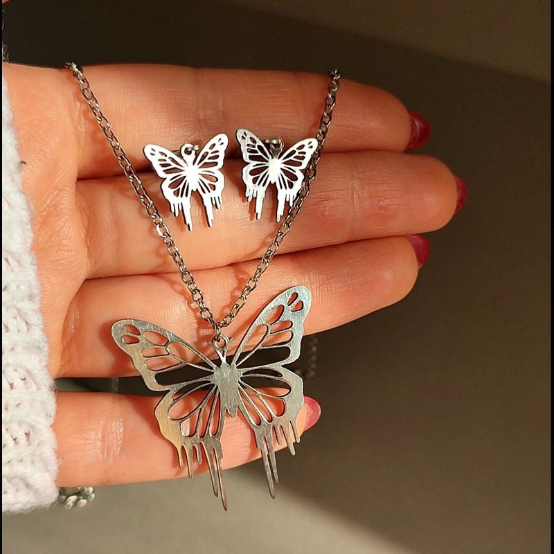 نیم ست زنانه مدل پروانه لونا