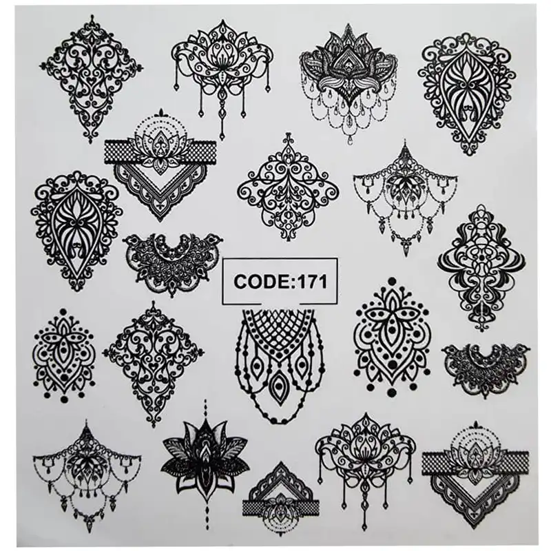 لنز ناخن مدل CODE171