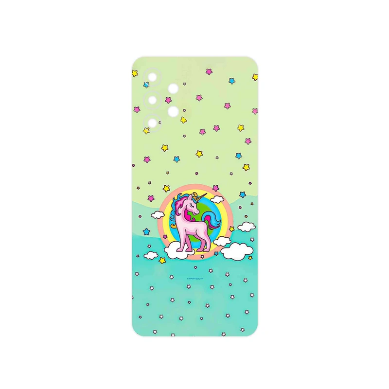 برچسب پوششی ماهوت مدل Rainbow unicorn adventure مناسب برای گوشی موبایل سامسونگ Galaxy A32