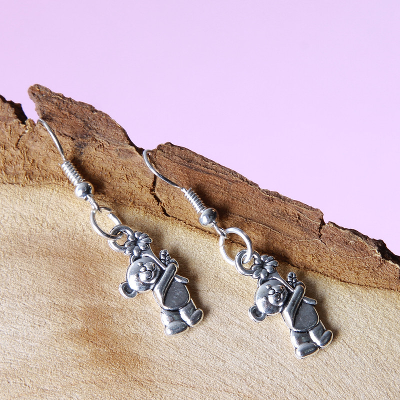 گوشواره دخترانه بازرگانی میلادی کد GZN_059