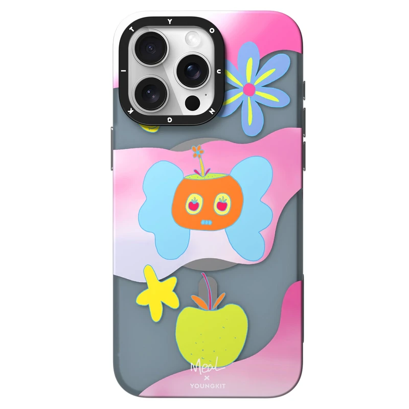 کاور یانگ کیت مدل flower butterfly مناسب برای گوشی موبایل iphone 15 pro max