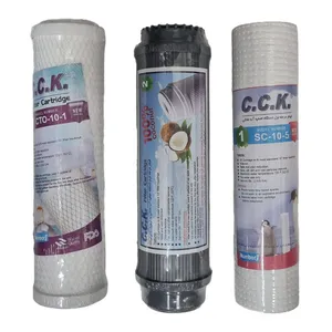 فیلتر دستگاه تصفیه آب سی سی کا مدل گیاهی پوست نارگیل مجموعه ۳ عددی