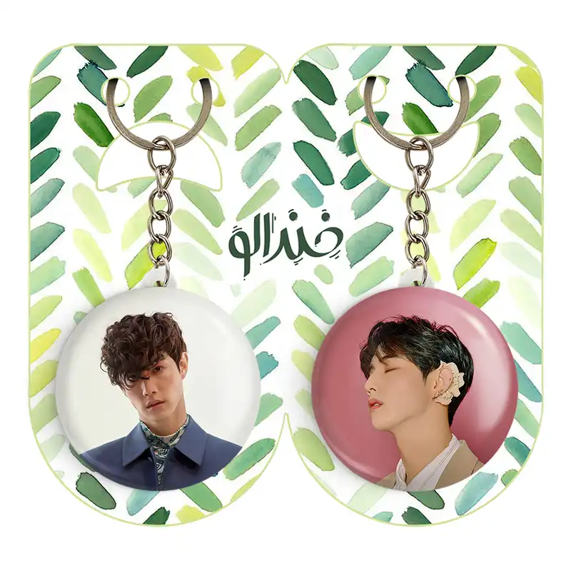 جاکلیدی خندالو مدل مارک گروه گات سون GOT7 کد 2101221015 مجموعه 2 عددی