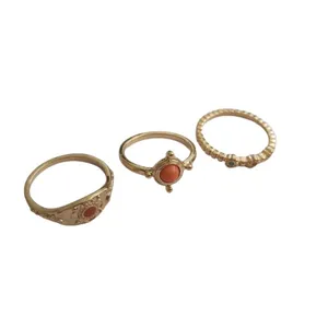 انگشتر زنانه مدل 5555 مجموعه 3 عددی