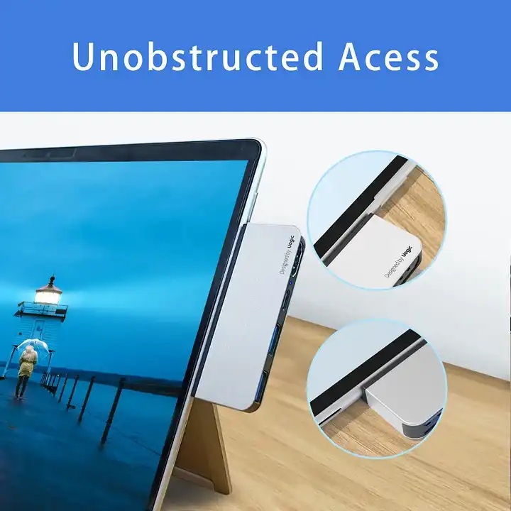 هاب 4 پورت USB-C یوجیک مدل Surface Pro 8 9