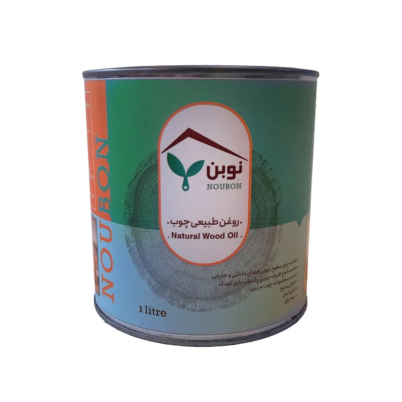 روغن گیاهی چوب گردویی نوبُن کد MS1093 حجم 1 لیتر
