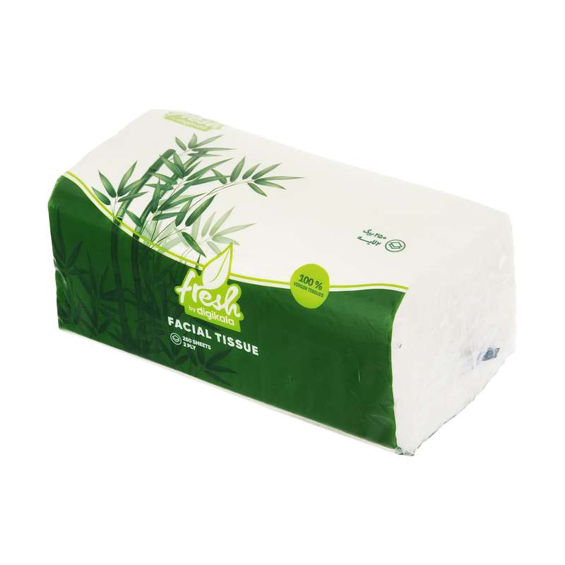 دستمال کاغذی 250 برگ Fresh مدل اقتصادی طرح بامبو