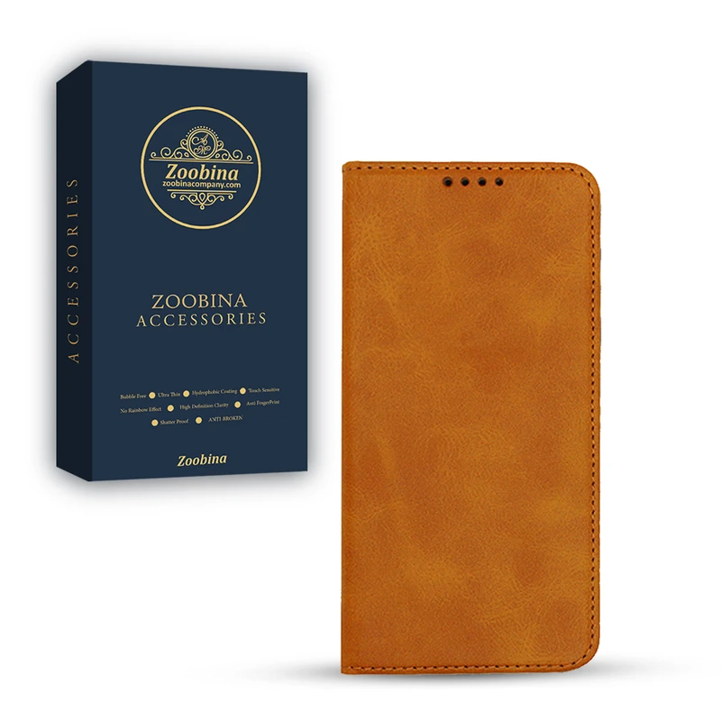 کیف کلاسوری زوبینا مدل Binder مناسب برای گوشی موبایل سامسونگ Galaxy J4 Plus